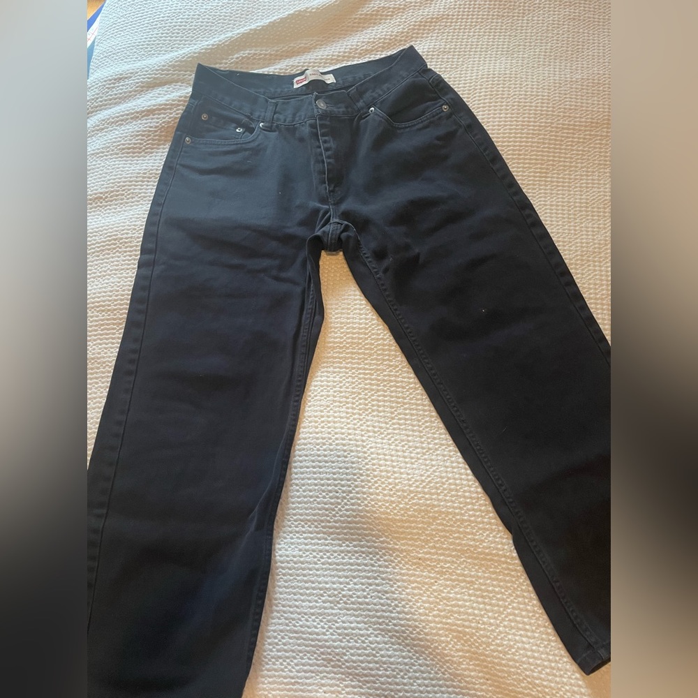Low Rise Wide Leg Jeans